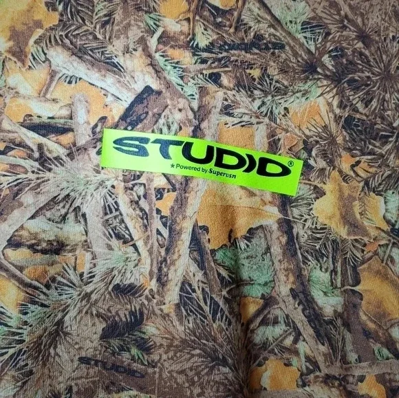 NWOT High Frequency Camo Hoodie Size Large - Studio By Supervsn - SOLD OUT - Picture 2 of 9
